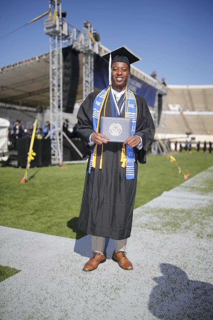 Cameron Lemon said networking was the best part of his JSU experience, but finding a balance between work and play is a must. (Photo by Charles A. Smith/JSU)