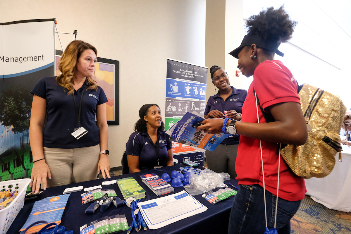 Facilities and Construction Management provides a host of services. Among these include shuttle service throughout the main campus and to the Mississippi eCenter@JSU, Jackson Medical Mall and Metro Center. (Photo by Charles A. Smith/JSU)