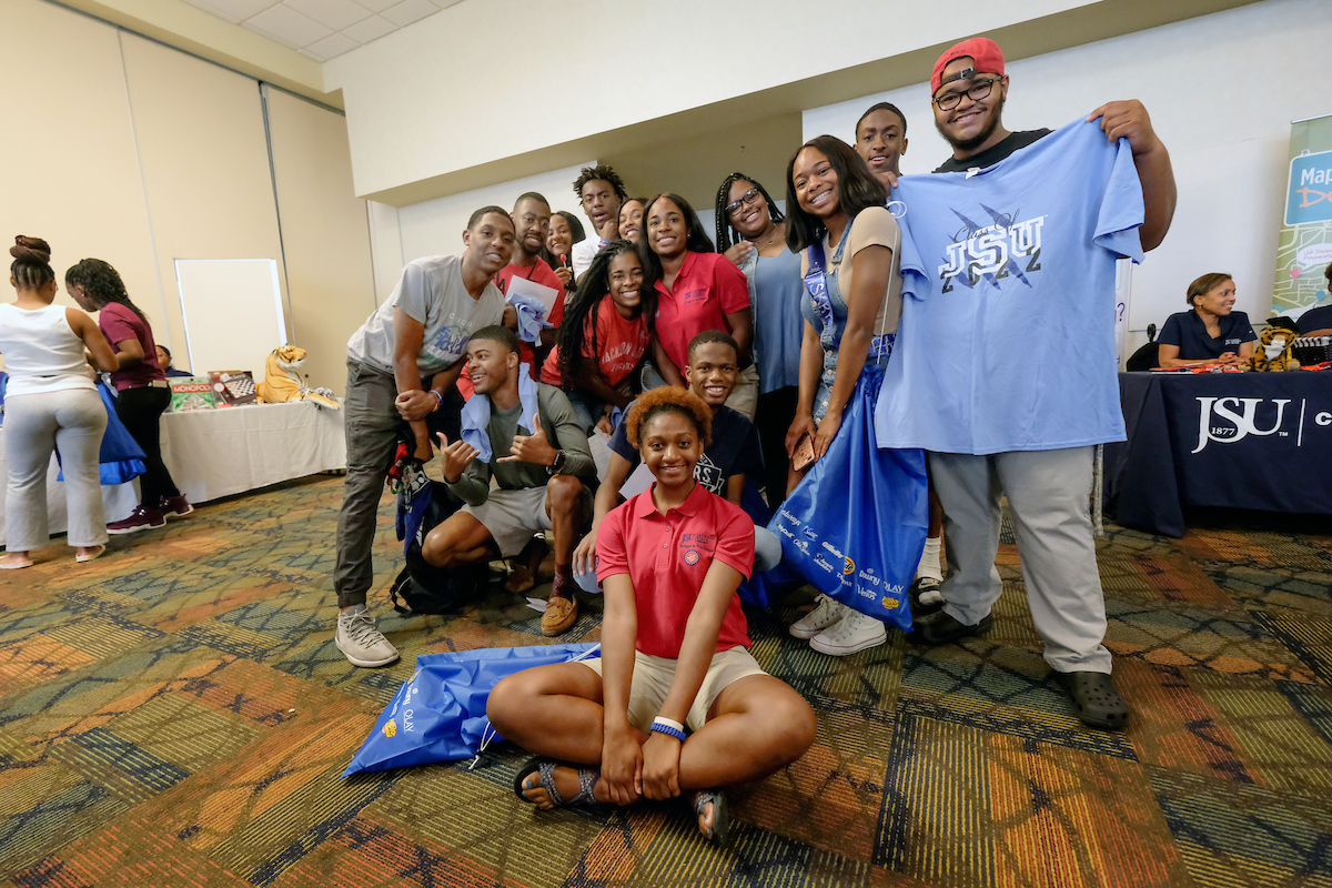 Armed with plenty of information about JSU’s campus, the Class of 2022 prepares to make its presence known. (Photo by Charles A. Smith/JSU)