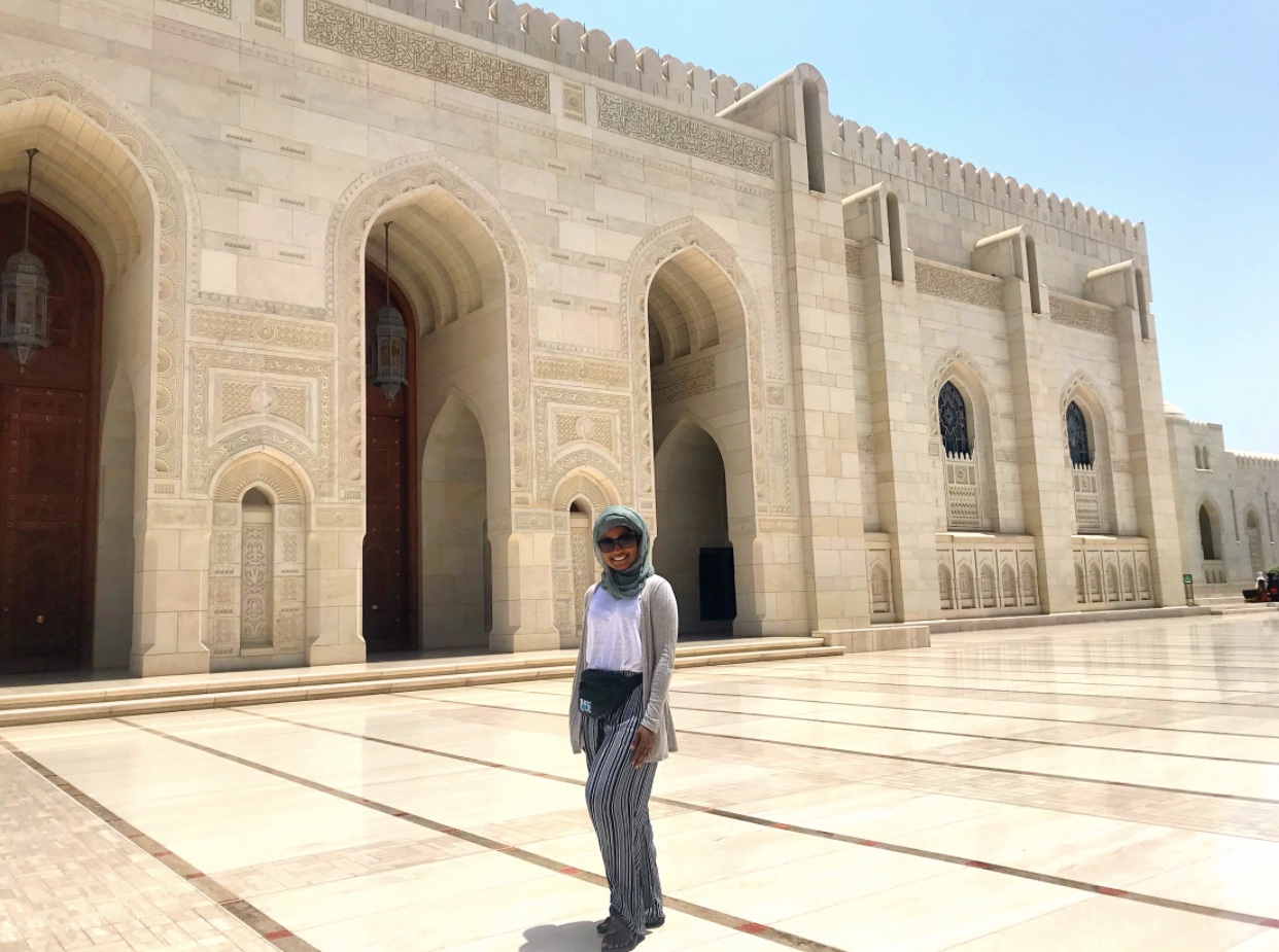 Kimberly Ratliff, political science major, spent the summer in the Middle East. (Photo special to JSU.)