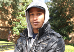 Che Smith, a JSU accounting and finance major from Memphis, volunteered to assist with the run/walk. He said, "Domestic violence is prevalent in today's times. A lot of people undermine it, but it's a serious issue. I'm glad that awareness such as this walk/run and other events around the nation are being implemented to address it and bring more awareness. The Latasha Norman is definitely a place where you can come and share your innermost thoughts and get counseling. I'm glad they're a part of this campus because I've actually been a client there for even the smallest things." (Photo by Aron Smith/JSU)