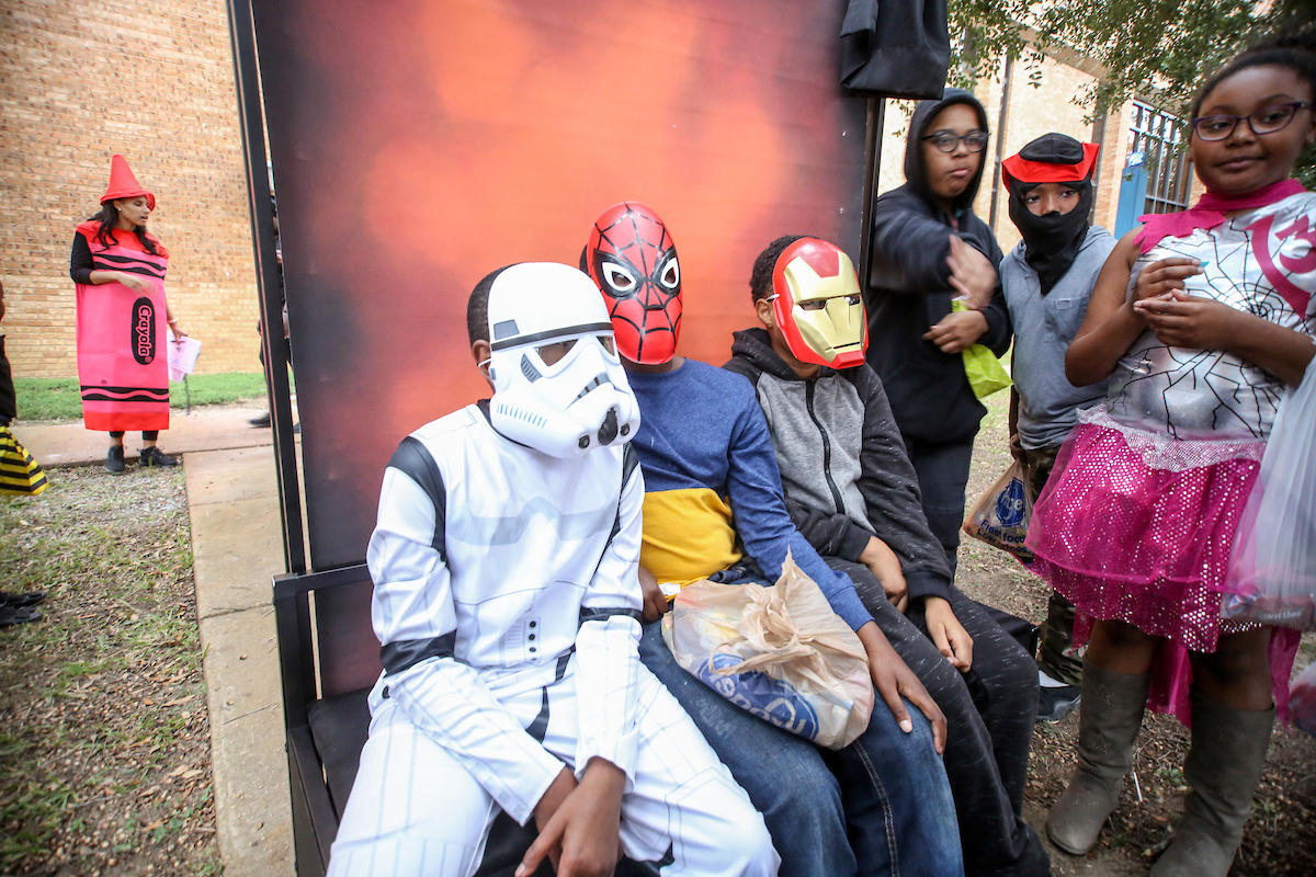 A number of heroes and action figures populated the campus. (Photo by Aron Smith/JSU)