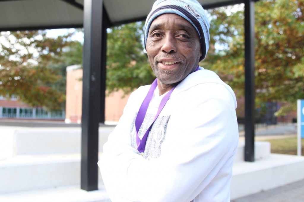 Men’s winner L.C. Grant said, “I’ve been coming here the last two years, and I wanted to come out to show my support and try to be a blessing and help raise awareness.” (Photo by Aron Smith/JSU)