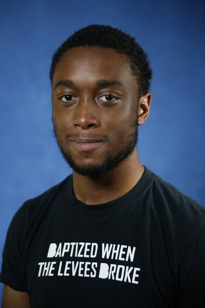 Kalin Norman is a mixed media artist and mass communications major at JSU. He has an innovative way of helping people promote their brand. “Everything doesn’t need to be a statement. But in art, everything needs to be a form of expression and truth,” he explained. (Photo by Charles A. Smith/JSU)