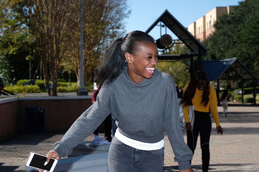 Exercising a basic yet important right brings much joy. (Photo by Charles A. Smith/JSU)