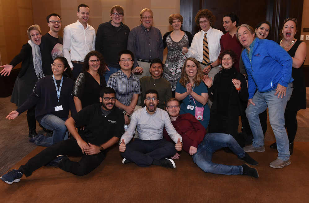 JSU’s Al-Areqi, front row center, represented JSU as he worked alongside volunteers from various parts of the country.
