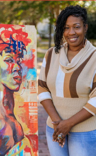 Sabrina Howard describes herself as an artist of all trades. Her first solo exhibit will give the public a chance to see her vivid and moving work. (Photo special to JSU).