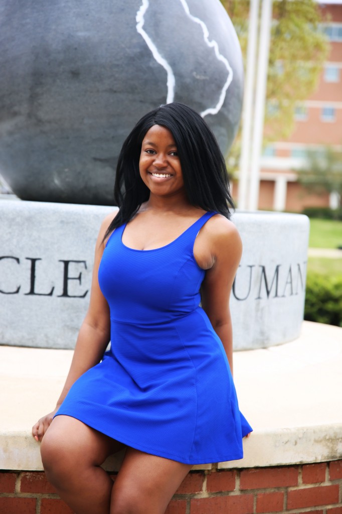 Jasmine King, a native of Vicksburg, said that her generation (millennials) believes they do not have to compromise their dreams for financial freedom. "We can have both," said King, who wants to open a non profit that caters to the developmental health of black youth. (Photo by Spencer McClenty/JSU)