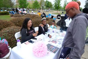 Several vendors participated by passing out information about upcoming events or sharing health brochures. (Photo by Aron Smith/JSU)