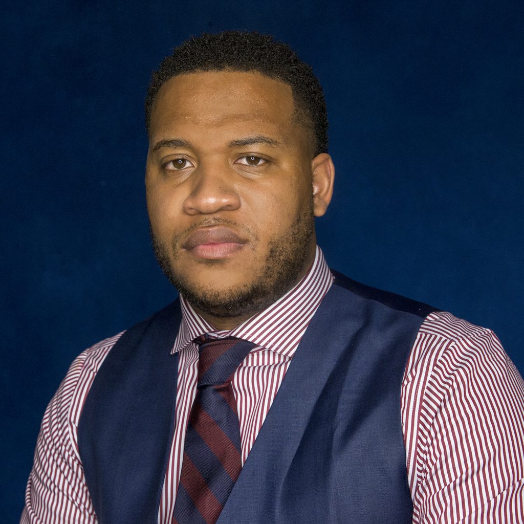 Tommie Mabry has authored and self-published three books that tell how he fought through violent and disparaging sorroundings and forged a new path as a college graduate, author and motivational speaker. (Photo by Charles A. Smith/JSU)