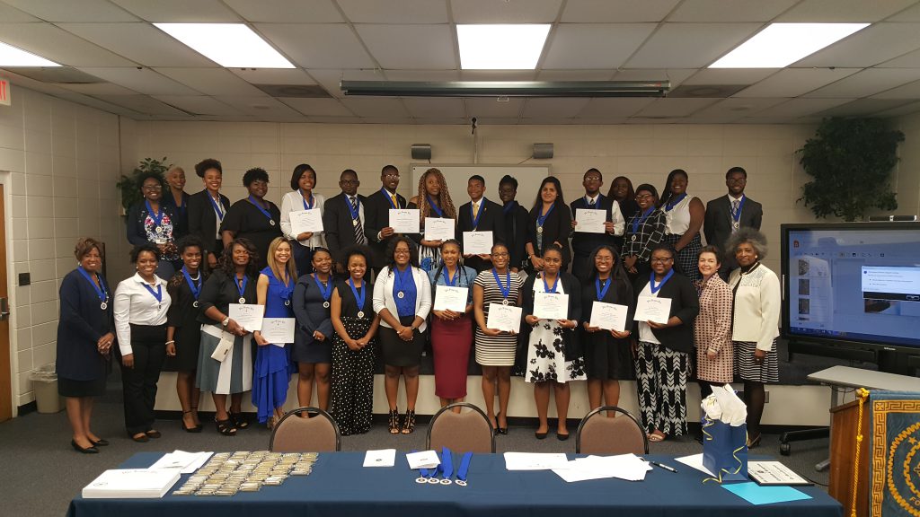 JSU's Phi Kappa Phi Honor Society chapter 188 inducted 64 new members: 58 students and five faculty members on March 27, 2019. (Photo special to JSU)