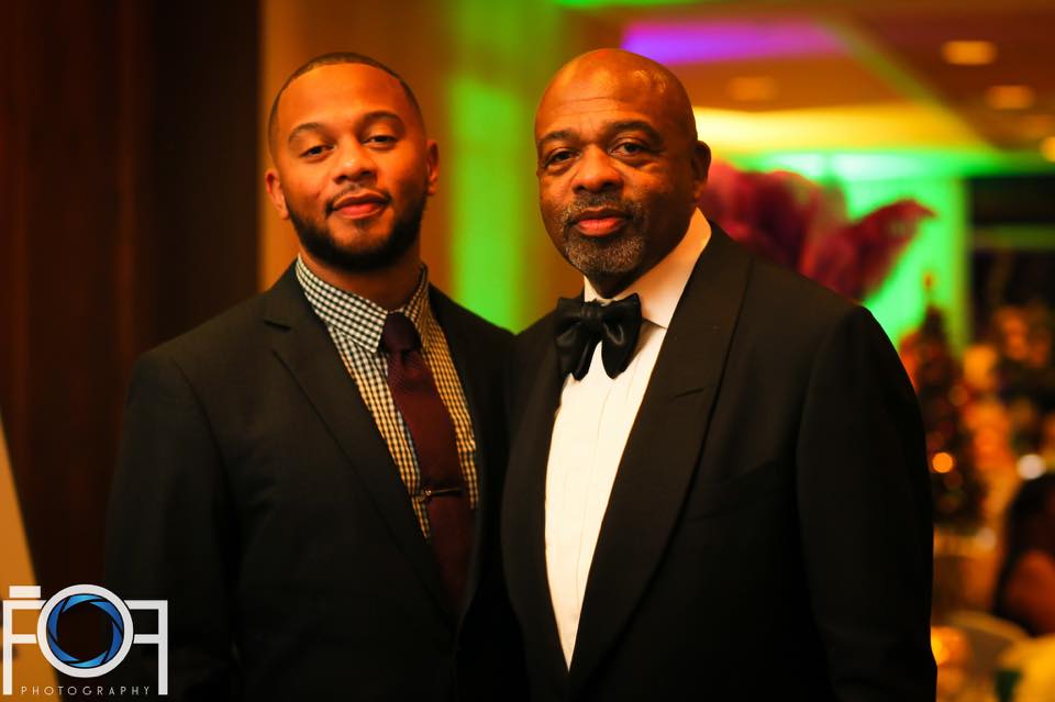 Jeffrey Graves pictured with his father federal Judge James E. Graves. (Photo by Full of Flava)