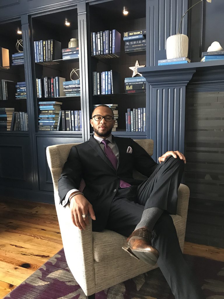 Jeffrey Graves, an '06 JSU music technology graduate and attorney, helped local Jackson artist Dear Silas ink a partnership deal with RCA/Sony, the first of its kind in Mississippi. (Photo by Rachel James-Terry/JSU)