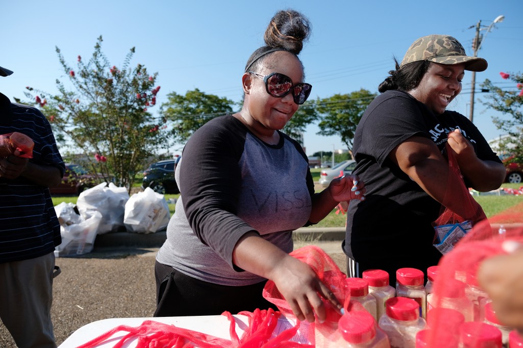 Shaundra Bennett, a freshman political science major, said she wants to work in the public sector and its events like the Crop Drop that help her gain experience. (Photo by Charles A. Smith/JSU)