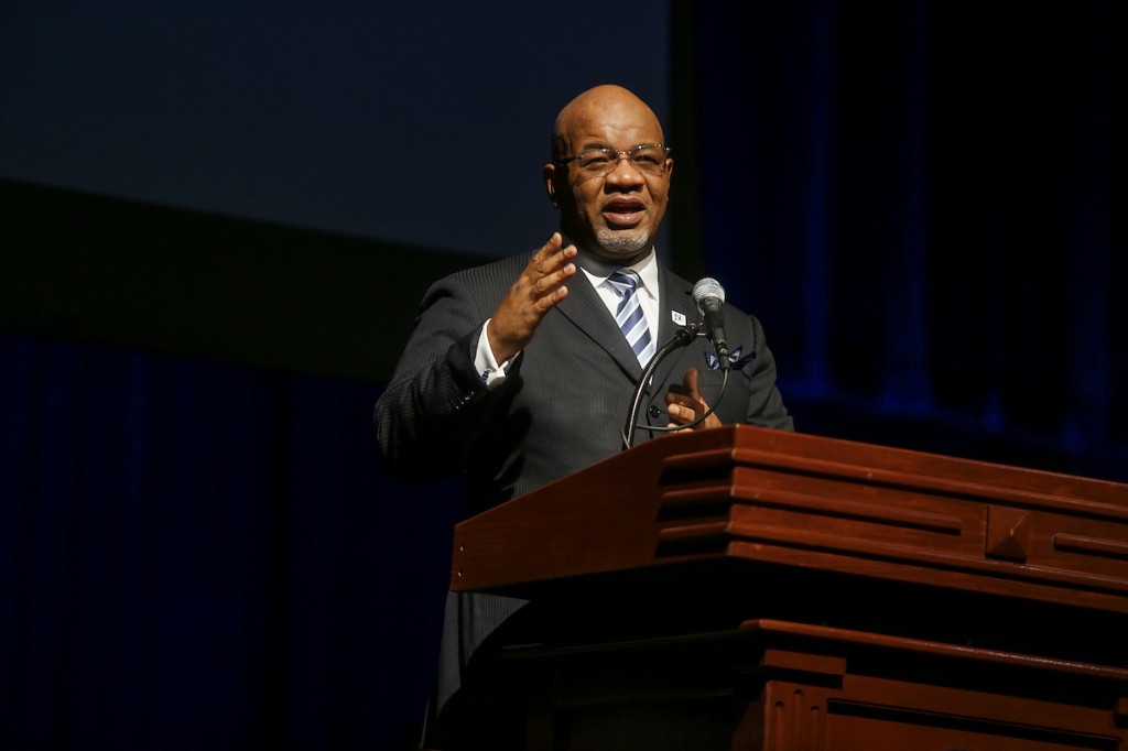 JSU President William B. Bynum Jr. will help guide the urban HBCU toward its expected reaffirmation. Campus leaders will immerse themselves in a nine-month self-study called “compliance certification.” A vote from the full SACSCOC board is slated for December 2021. (Photo by Charles A. Smith/JSU)
