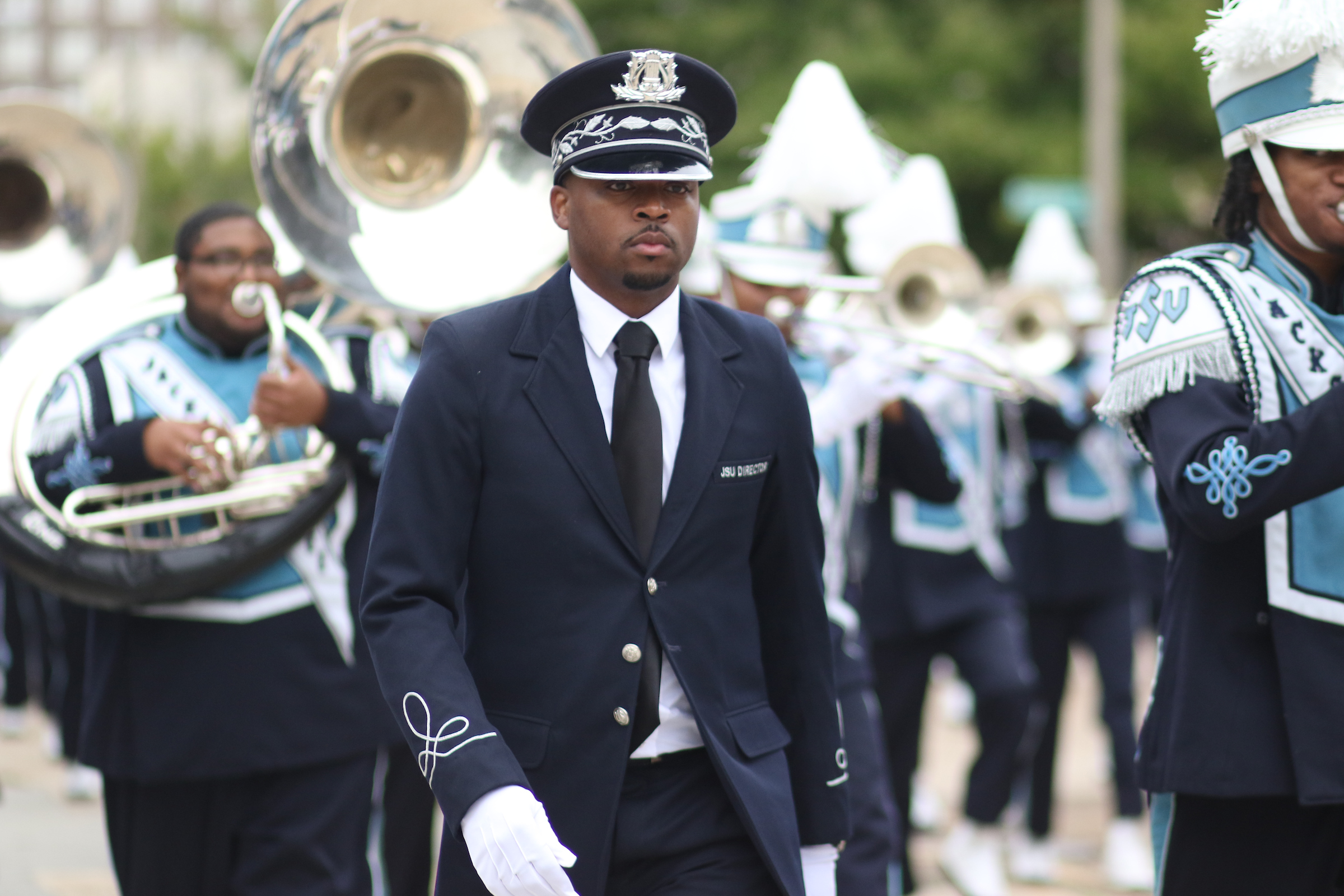 Jackson State University's Sonic Boom of the South will make it's ninth appearance when it performs in the 17th Honda Battle of the Bands on Jan. 25, 2020, in Atlanta. (Photo by Aron Smith/JSU)
