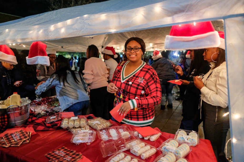 Sweet treats were aplenty for holiday revelers. (Photo by Charles A. Smith/JSU)