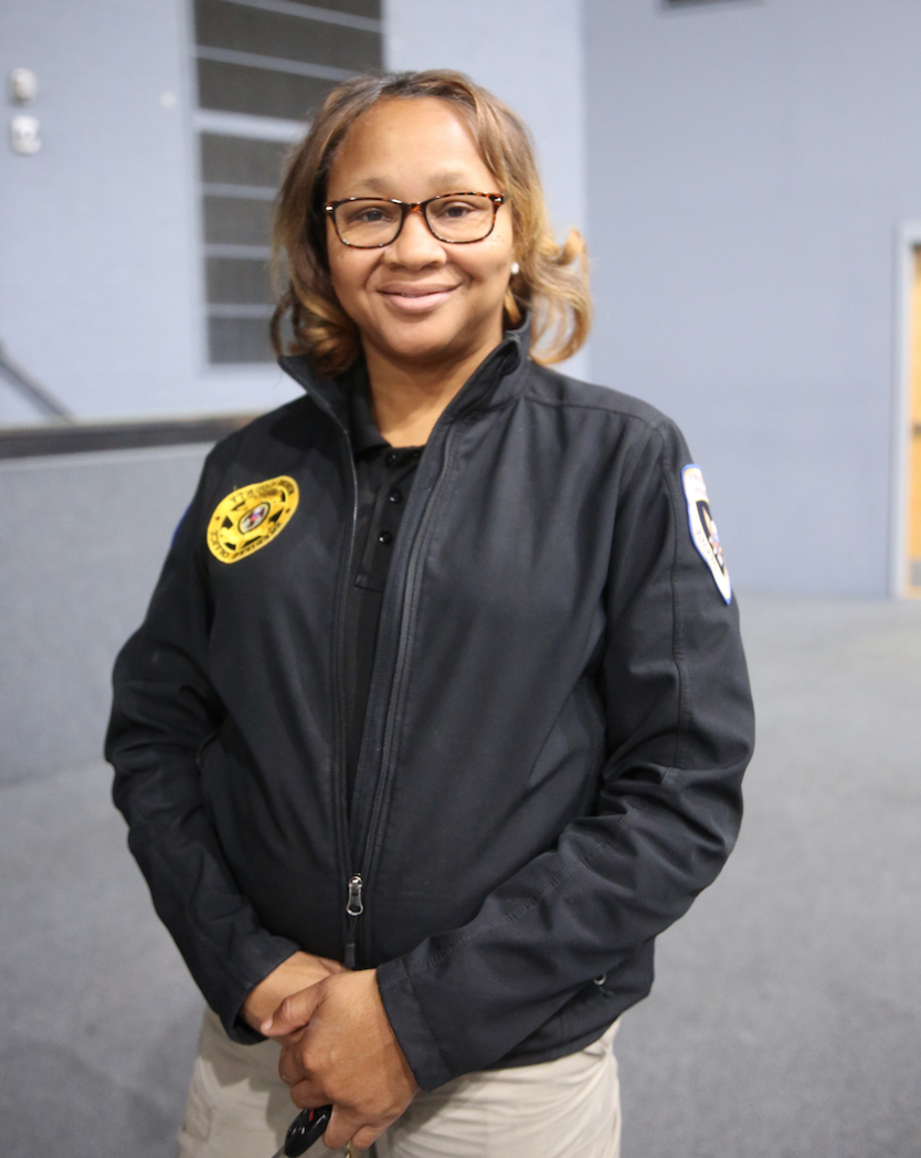 Helen Brown is the human trafficking coordinator in the Investigation Division of the Hinds County Sheriff Department. She’s also part of a statewide task force, dealing mostly with sex trafficking. Brown said there’s a misconception about pimps. “People think they are older men and women. Instead, they are likely the same age as student victims. You have to be careful who you call your friends because nine times out of 10 they’re recruiting you.” (Photo by L.A. Warren/JSU)