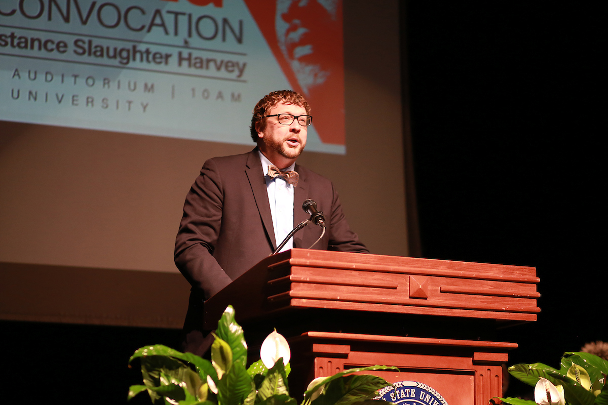 Dr. Robert Luckett, director of the Margaret Walker Center said, "Dozens upon dozens of members in our community were physically and psychologically wounded when city police and highway patrolmen brazenly fired roughly 400 rounds of ammunition in 30 seconds into Alexander Hall, a women’s dormitory. And they did so under the cover of darkness.”