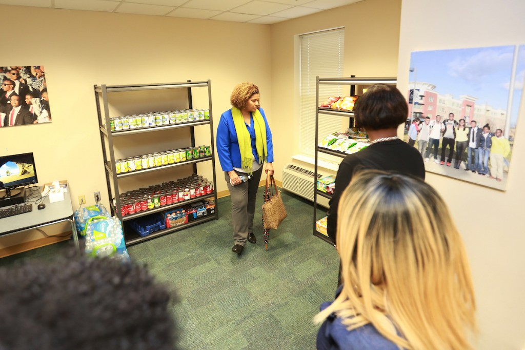 Available items include canned good, toiletries and a number of other goods. (Photo by William Kelly III/JSU)