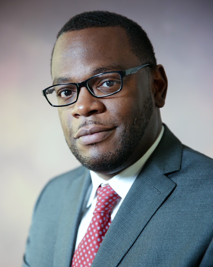 Thomas Hudson, J.D., holds a political science degree from Jackson State University and a law degree from the University of Mississippi. After being named acting president of JSU on Monday, Hudson said he is humbled by the opportunity. (Photo by Charles A. Smith)
