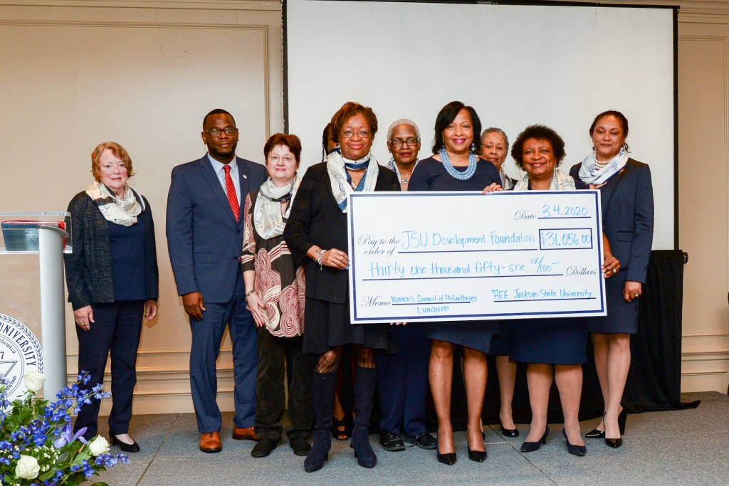 The $31,000 raised by the Women's Council of Philanthropy will be matched by Title III funds bringing the total to around $62, 000. (Photo by Darek Ashley)