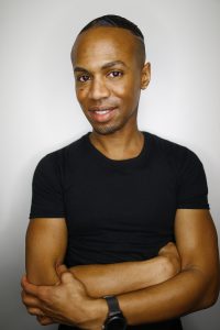 Shomari Johnson, a co-founder of fashion week at JSU, is a data science and bioinformatics graduate student. Payton and Johnson also credit the help of approximately 70 students from various disciplines for helping to pull off the five-day event. (Photo by Charles A. Smith/JSU)