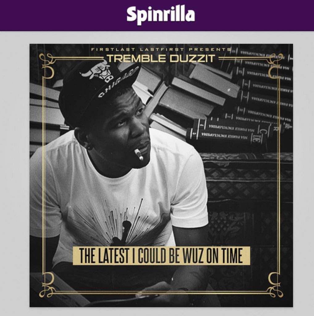 The graduating master’s student has an album that is similarly titled to his soon-to-be-published book, “The Latest I Can Be Was On Time.”