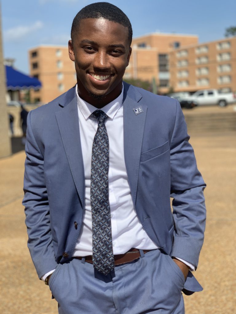 Jordan Jefferson has already made an indelible mark in academia. The JSU graduate is an aspiring city leader, who is asking for the community to rally around him as he prepares to pursue his master's degree at Harvard University this fall. (Photo special to JSU)