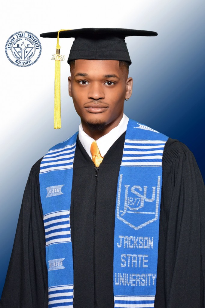 Michael Jacquari Smith, 22, is a native of Tuskegee, Alabama. At an early age, he developed a fascination with severe weather. He recently earned his bachelor’s degree in meteorology from Jackson State University’s Department of Chemistry, Physics and Atmospheric Sciences. Now, he’s preparing for graduate school in atmospheric sciences at Howard University. (Photo special to JSU)