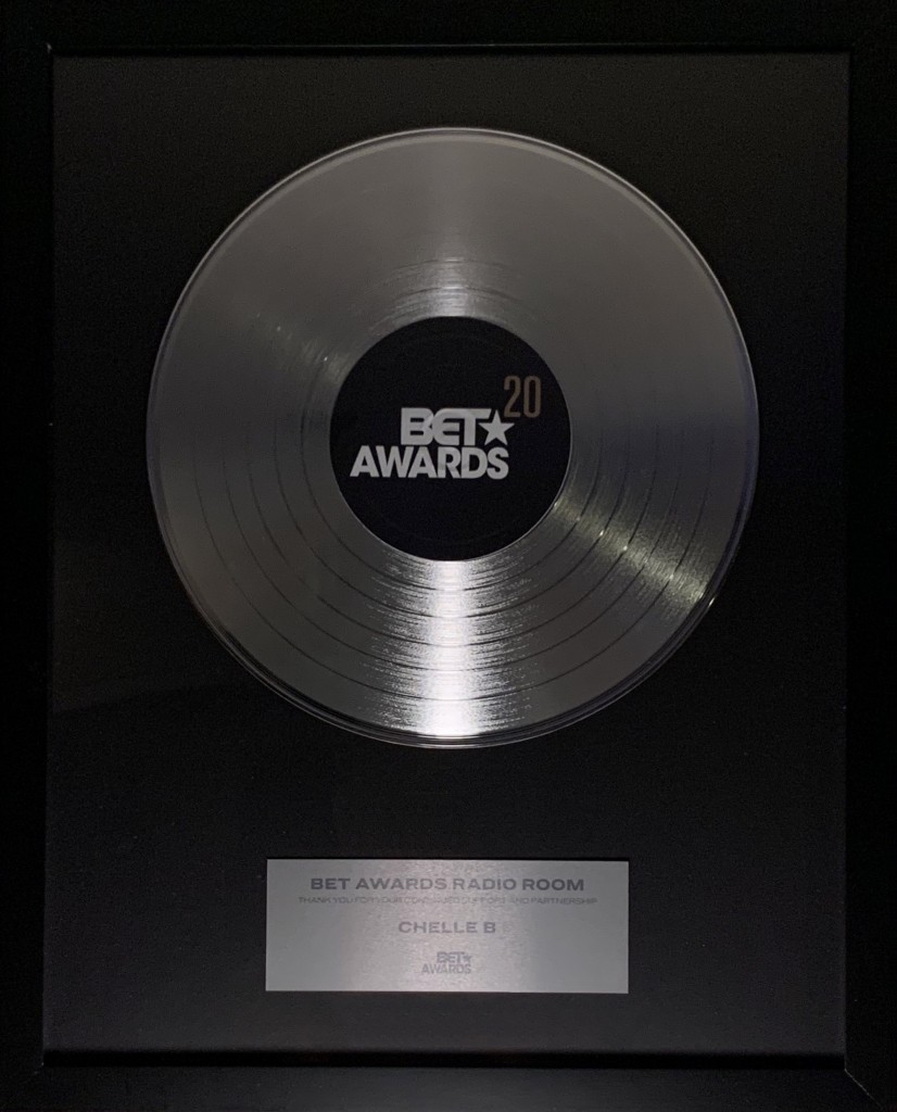 WJMI's Chelle B recently won the BET Radio Room award.