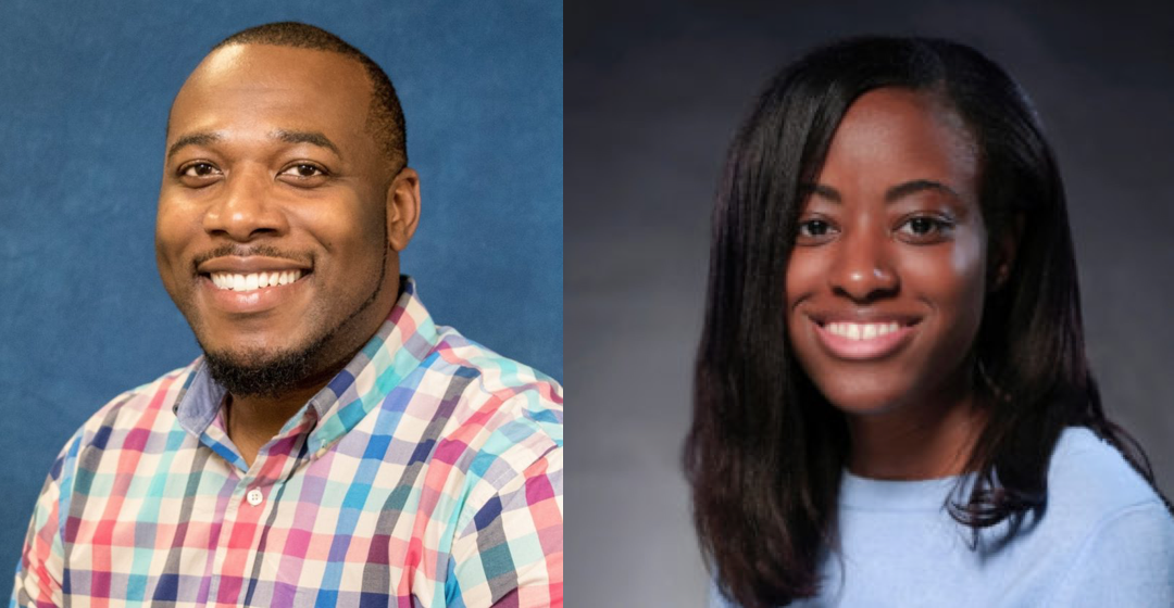 Spencer McClenty is the associate director for University Communications and Digital Media, and Kentrice Rush is the manager for Digital Media at JSU.