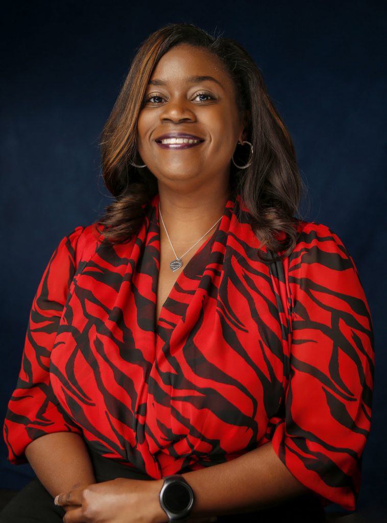 Emily Bishop is director of JSU’s Academic IT. She’s helping with the implementation of the JSU Safe app. She said, “Faculty, staff and students can see what’s happening on campus as it relates to an event or tragic episode and will know how to react quickly if feeling threatened in any way.” (Photo by Charles A. Smith/JSU).