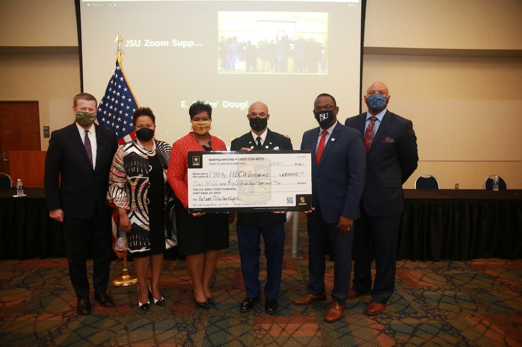 The U.S. Army is providing $2.8 million to be distributed among 26 HBCUs. (Photo by William H. Kelly III/JSU University Communications)