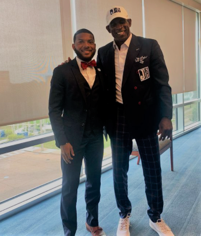 Daniel said he expects the acquisition of Coach Prime (Deion Sanders) will help "boost student morale and give everyone something to look forward to in the spring." (Photo special to University Communications)