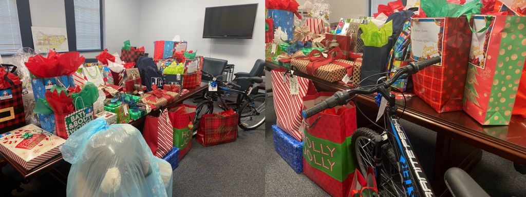 Gifts donated from JSU employees and other entities in the Jackson community.