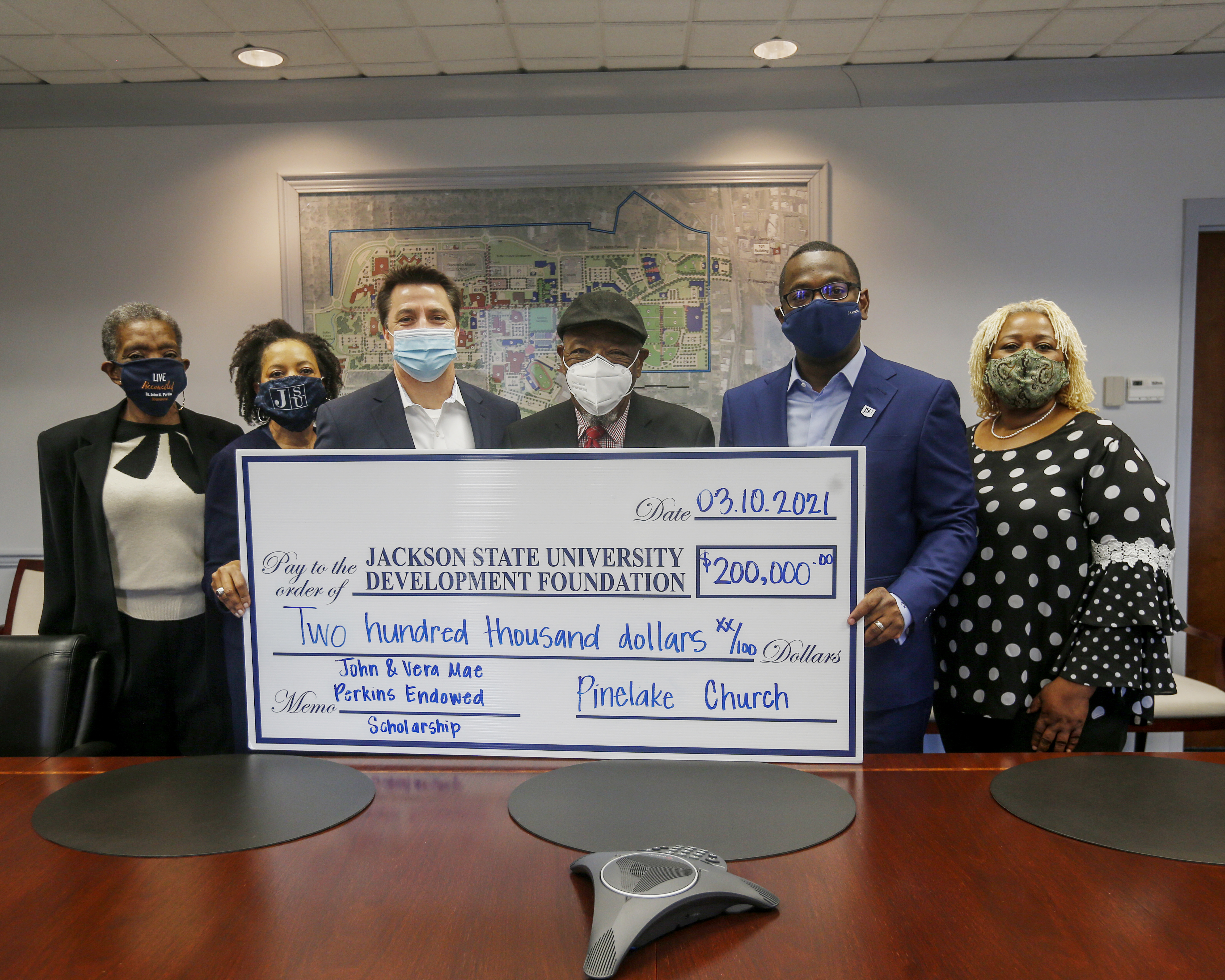 The John and Vera Mae Perkins Scholarship, established at JSU, will provide those in need the opportunity to pursue their higher education goals. (Photo by Charles A. Smith/JSU)