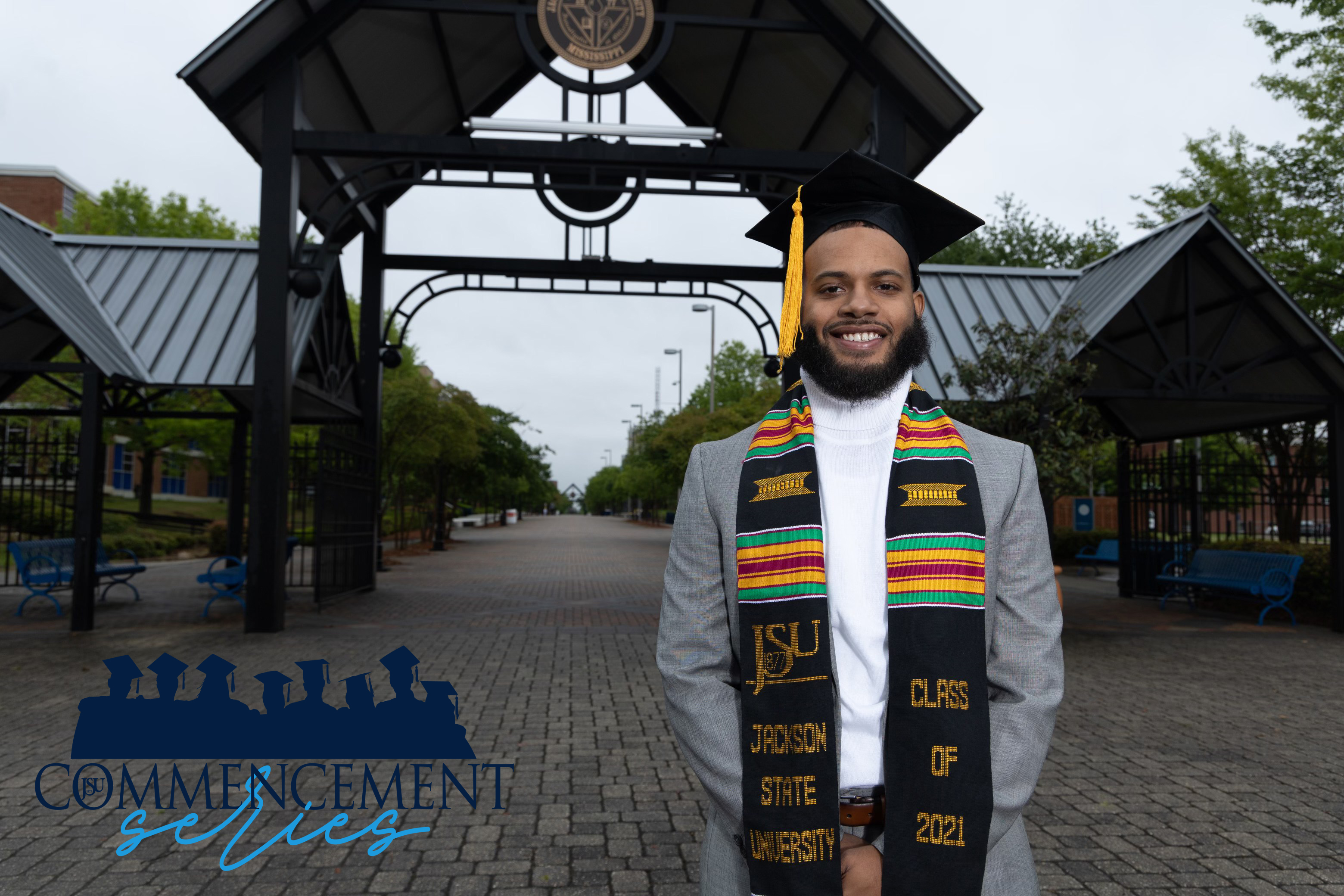 Michael taylor is a spring 2021 graduate, who is excited about his next chapter. (Photo special to JSU)