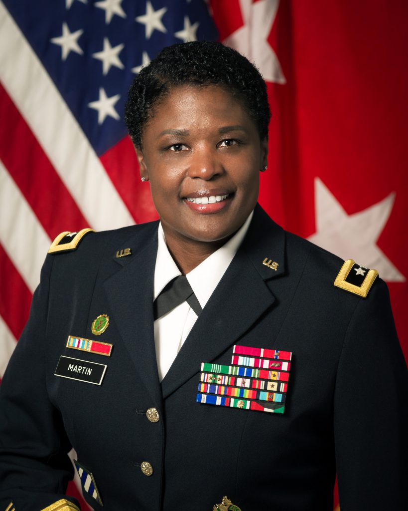 Major Gen. Donna Martin is the principal military adviser to the secretary of the Army. Listen, trust and balance were among the 10 suggestions she provided to the newly commissioned officers.