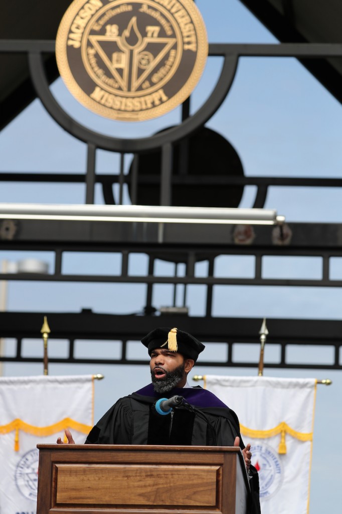 Jackson Mayor Choke Lumumba apologized for the "sins of our past." (Photo by Charles A. Smith/JSU)