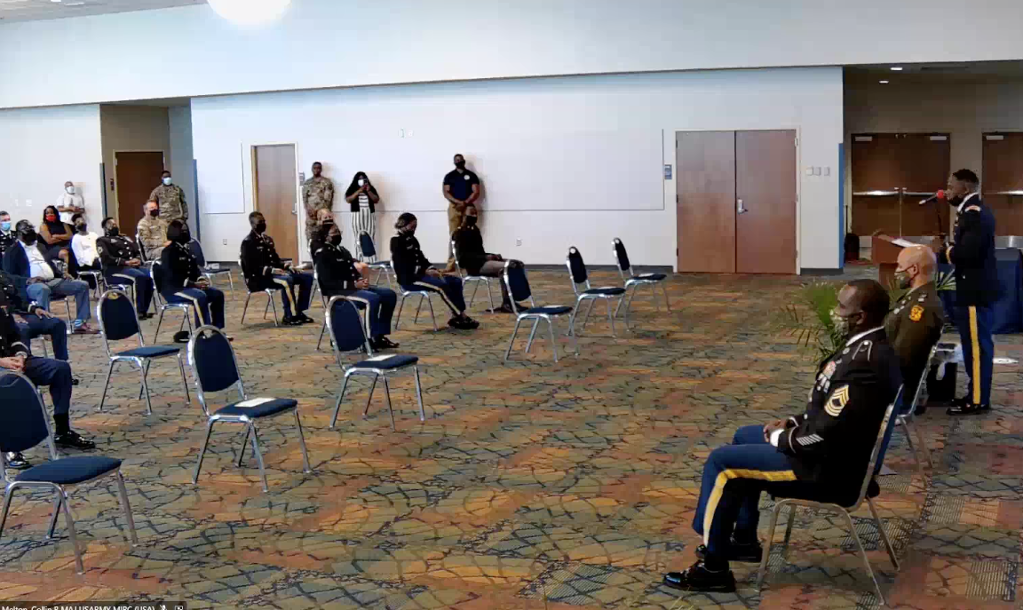 The Army ROTC commissioning ceremony provided additional guidance to service members taking an oath to defend the country.