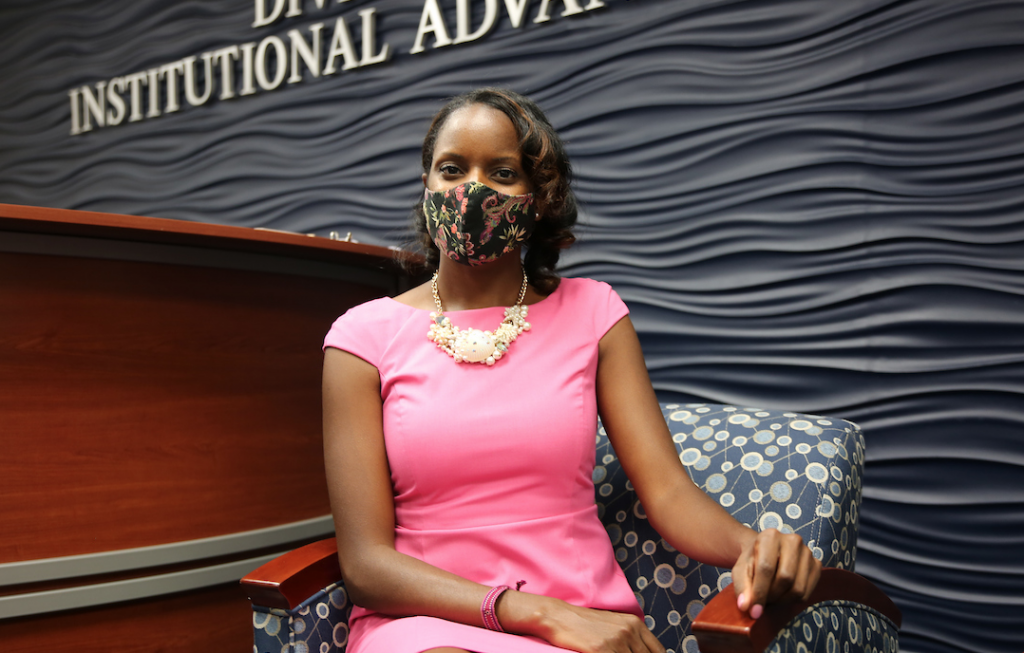 Stephanie Wade is helping to lead the JSU endowment effort. ““I’m a public servant at heart, service to all mankind.” (Photo by Aron Smith/JSU)