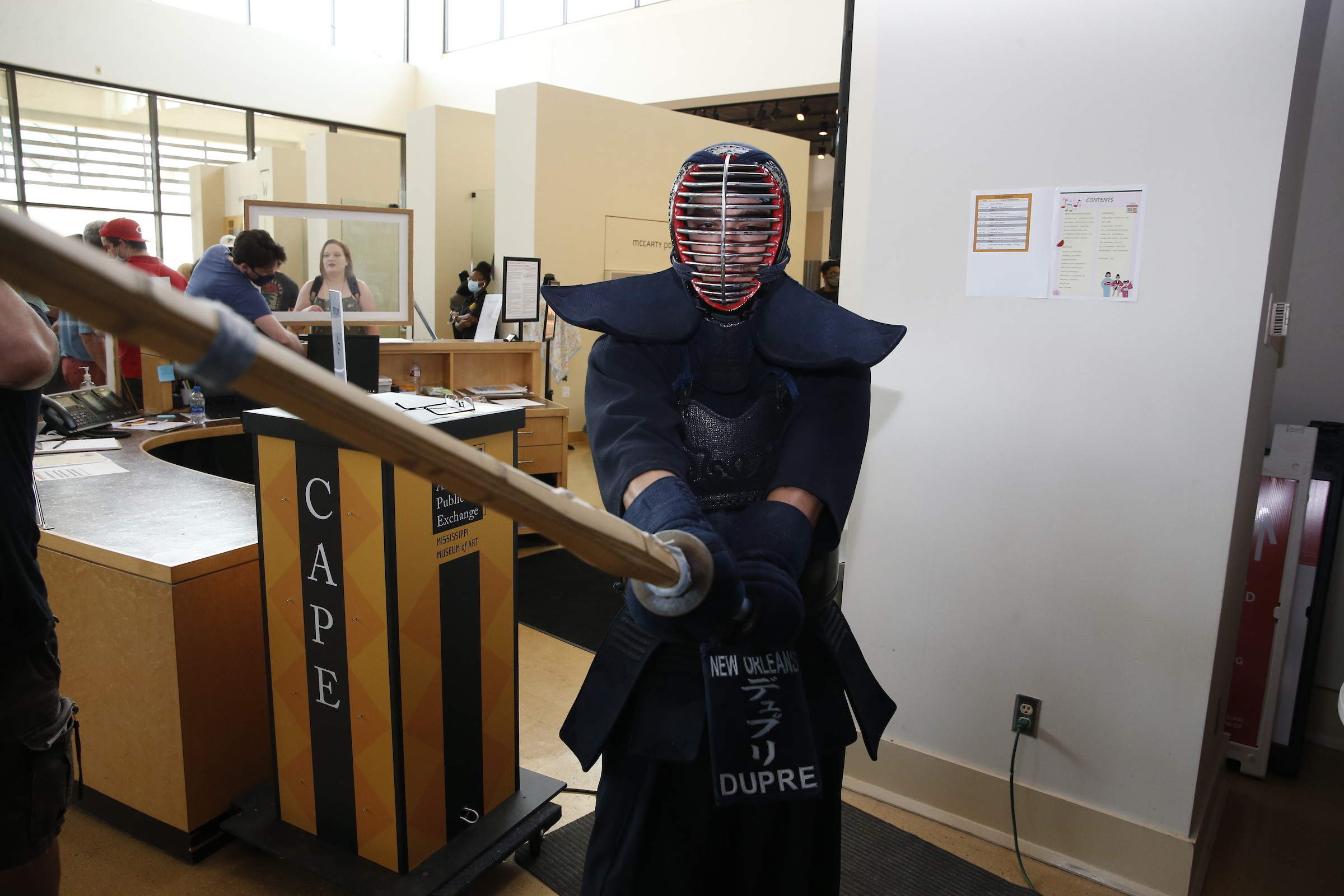 Festival attendees were treated to a variety of Japanese performances, including Kendo, a modern Japanese martial arts. (Photo by Aron Smith)