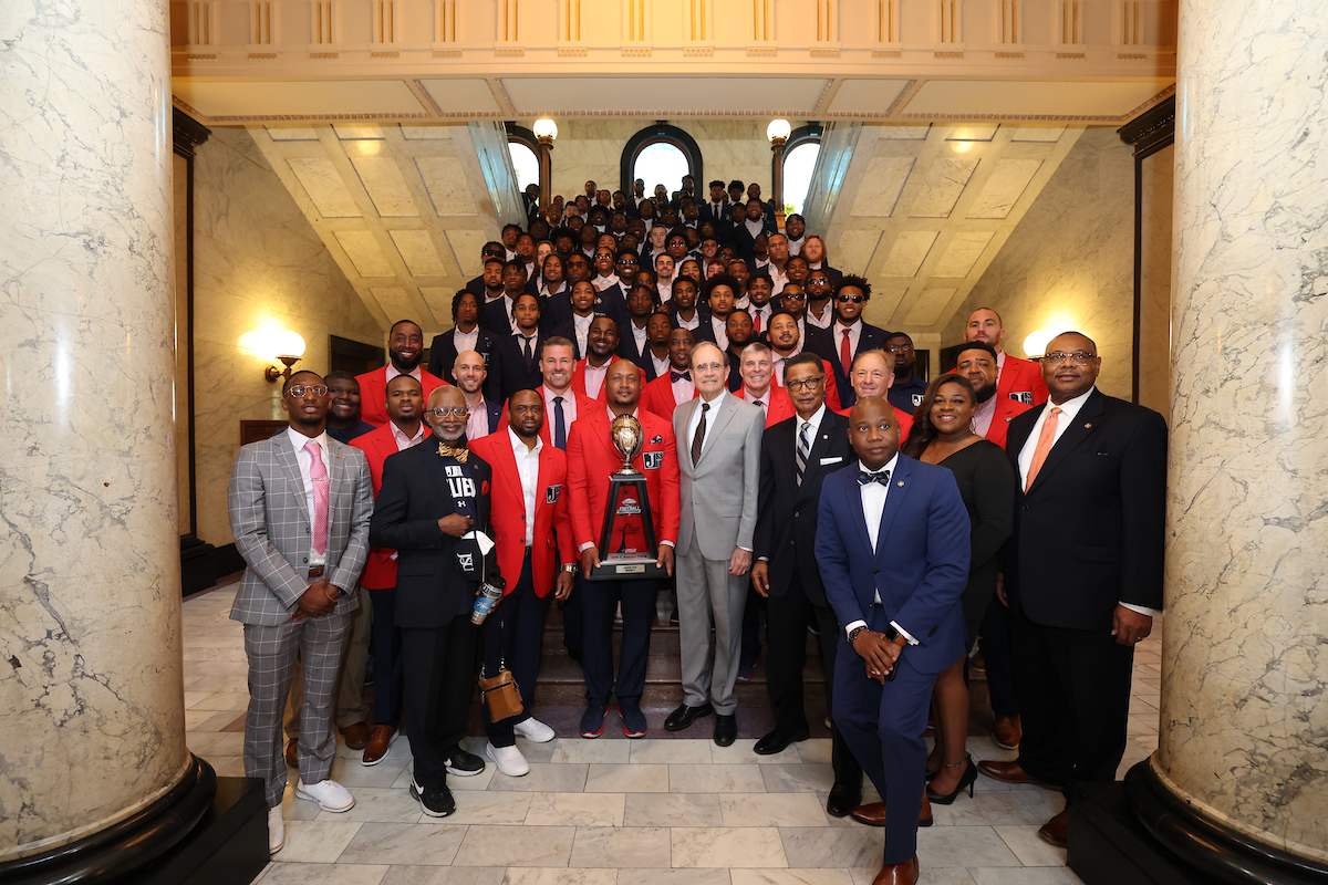 This is the caption. (Photo by William H. Kelly III/JSU)