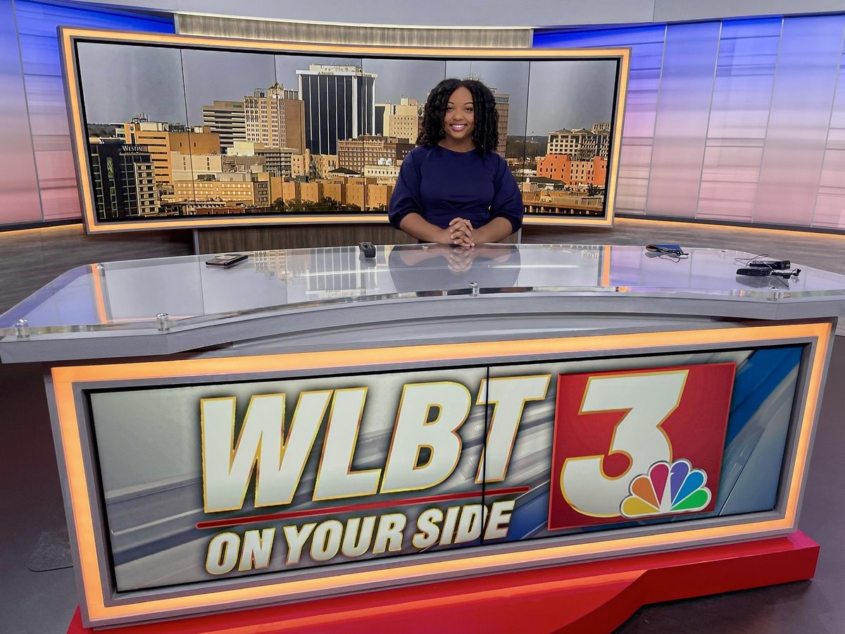 Mia Pettigrew, a junior journalism and media studies major, is enhancing her skillset through an internship at WLBT, the local NBC news affiliate. Pettigrew has held a long-term desire to be in the media industry. (Photo special to JSU)
