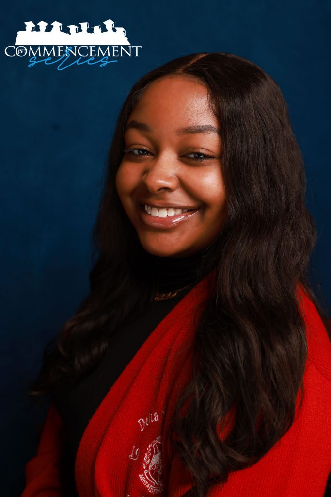 Chelsea Waddell had offers to pursue a graduate degree at several Big 10 institutions. She is officially announcing her decision with her peers at Iron Horse Grill tomorrow in Jackson. (Photo by Charles A. Smith/JSU)