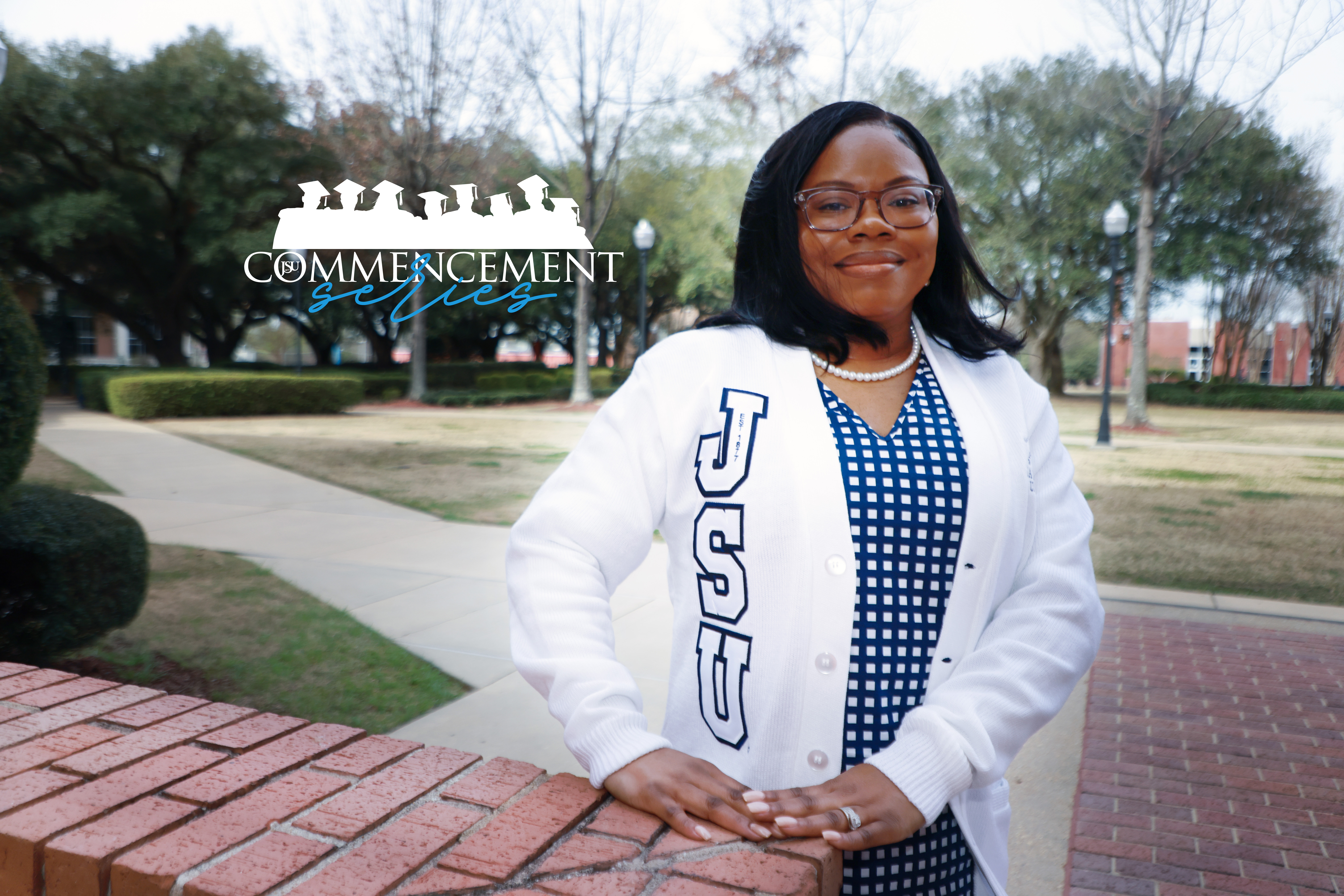 A native of Louisiana, Deundra Owens-Blackmon lost her hearing as an infant, and never imagined attending college. But Owens-Blackmon has done the unimaginable and is one of the first hearing-impaired students to receive an accounting degree at JSU. (Photo by Charles A. Smith/JSU)
