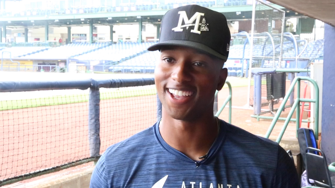 Minority Mississippi Braves player Justyn-Henry Malloy said he is proud of the team's efforts to recognize the Negro League, noting its contributions to their opportunity to play professional baseball. (Anthony Howard/JSU)