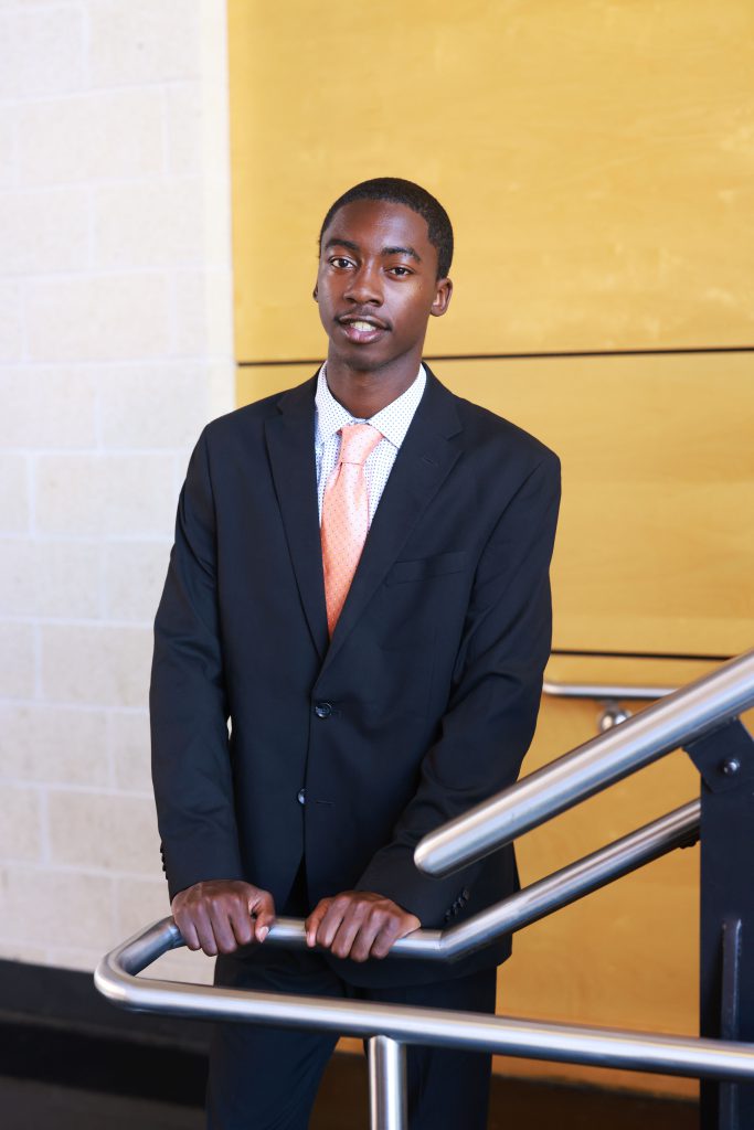 With over 300 chapters of the National Society of Collegiate Scholars across the country, Yahmir Muhammad, was the single student selected as the recipient for the $10,000 Changemaker Award. (Photo by William H. Kelly III)