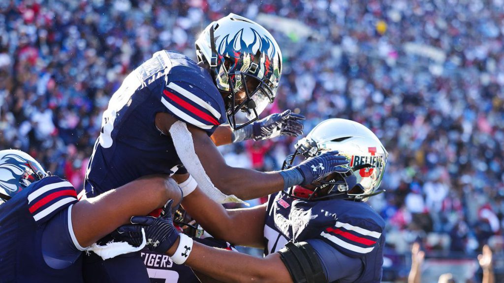 JSU Football improved to a historic 10-0 record following their victory over Alabama A&M at the Gulf Coast Classic setting new precedence in the JSU legacy. (Charles Smith/University Communications)